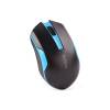 Egér A4TECH V-TRACK G3-200N-1 fekete + kék WRLS A4TMYS46037