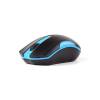 Egér A4TECH V-TRACK G3-200N-1 fekete + kék WRLS A4TMYS46037