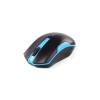 Egér A4TECH V-TRACK G3-200N-1 fekete + kék WRLS A4TMYS46037