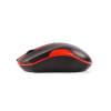 Eg&eacute;r A4TECH V-TRACK G3-200N-1 fekete + piros WRLS A4TMYS46038