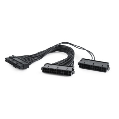 Gembird dual 24-pin internal PC power extension cable, 0.3m CC-PSU24-01