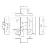Multibrackets mennyezeti projektor állvány Universal Projector Ceiling Mount 300-420 with Finetune, forga. konzol, fehér 7350073733149