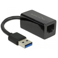 DELOCK Átalakító USB 3.0 to Gigabit LAN kompakt, fekete 65903