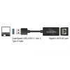 DELOCK Átalakító USB 3.0 to Gigabit LAN kompakt, fekete 65903