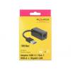 DELOCK Átalakító USB 3.0 to Gigabit LAN kompakt, fekete 65903