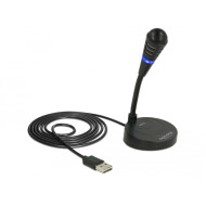 Delock USB mikrofon talppal és érintős némító gombbal 65868