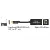 Delock Adapter SuperSpeed USB (USB 3.1 Gen 1) USB Type-C™ csatlakozódugóval Gigabit LAN 10/100/100 65904