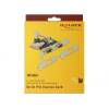 Delock PCI Express kártya 2 x nagy sebességű 921K, RS-232 soros csatlakozó, tápellátással 89641
