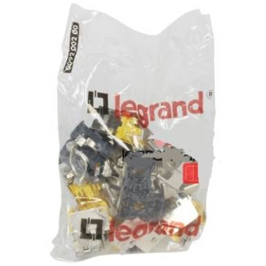 LEGRAND RJ45 Keystone port Cat6A &aacute;rny&eacute;kolt (STP) LCS2 gyorscsatlakoz&oacute;s 180&deg; 500 033154 33154