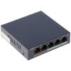 Hikvision 5 portos PoE switch, 4 PoE + 1 uplink port, nem menedzselhető DS-3E0105P-E/M