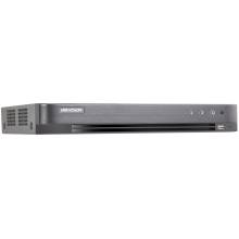 Hikvision 4 csatorn&aacute;s Turbo HD DVR, 5MP@12fps, 3MP@18fps, 1080p@25fps, + 2&times;6 MP IP, PoC DS-7204HUHI-K1/P