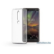Haffner Nokia 6 (2018) szilikon hátlap - Ultra Slim 0,3 mm - transparent PT-4569