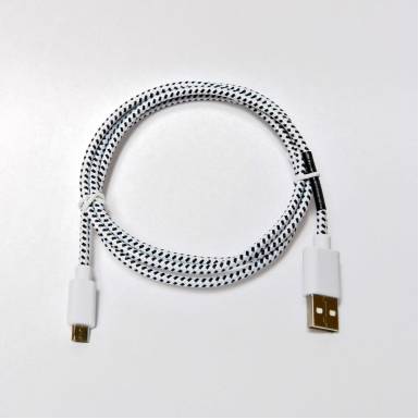 Hama MicroUSB Adatkábel Szövet White Hama MicroUSB Adatkábel Szövet White