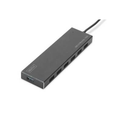 DIGITUS Hub 7-port USB 3.0 SuperSpeed, Power Supply, HQ aluminum DA-70241-1 DIGITUS Hub 7-port USB 3.0 SuperSpeed, Power Supply, HQ aluminum DA-70241-1