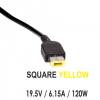 AKYGA Notebook power supply Akyga AK-ND-52 19.5V / 6.15A 120W Square Yellow LENOVO 1.2m AK-ND-52