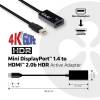 CLUB3D Mini Displayport - HDMI 2.0a adapter CAC-1180