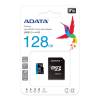 ADATA 128GB SD micro Premier (SDXC Class 10 UHS-I) (AUSDX128GUICL10A1-RA1) memória kártya adapterrel AUSDX128GUICL10A1-RA1