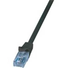 LOGILINK - Patch Cable Cat.6A 10GE Home U/UTP EconLine black 2,00m CP3053U LOGILINK - Patch Cable Cat.6A 10GE Home U/UTP EconLine black 2,00m CP3053U