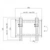 LOGILINK - TV wall mount, tilt -8°/0°, 23 - 42'', max. 35 kg BP0035