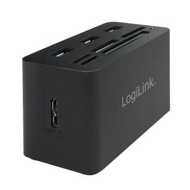 LOGILINK - USB 3.0 Hub with All-in-One Card Reader CR0042 LOGILINK - USB 3.0 Hub with All-in-One Card Reader CR0042