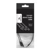 Gembird Adapter Stereo Mini Jack (M) 4-pin - 2x Mini Jack (F), metal, black CCA-417M