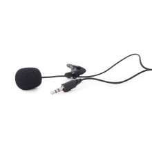 Gembird Clip-on 3.5 mm microphone, black MIC-C-01