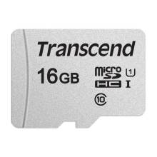 Mem&oacute;riak&aacute;rtya Transcend microSDHC USD300S 16GB CL10 UHS-I U3 Up to 95MB/S TS16GUSD300S-A