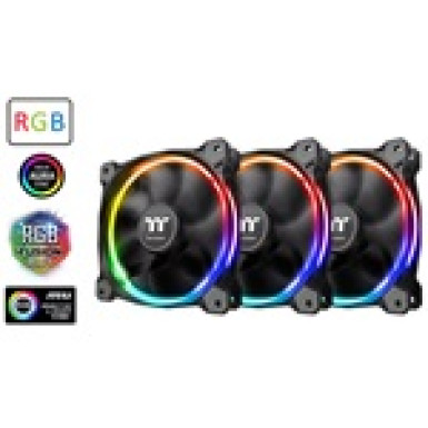 Thermaltake Riing 12 RGB Sync Edition 3 Pack//Fan/12025/1500rpm/LED Switch/MB Sync CL-F071-PL12SW-A