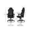Gamer szék Noblechairs HERO Fekete/Platinafehér NBL-HRO-PU-BPW