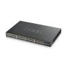ZYXEL Switch 48x Gigabit POE + 4x Gigabit Combo hybird mode, standalone vagy NebulaFlexSmart Menedzselhető (375W) GS192048HPV2-EU0101F