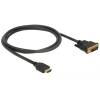Delock HDMI to DVI 24+1 cable bidirectional 1 m 85652