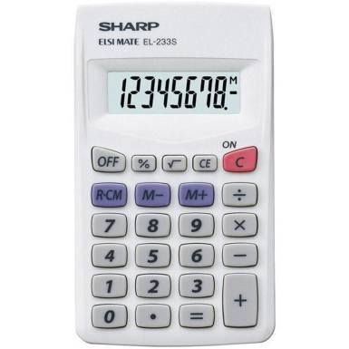 SHARP Zsebszámológép, 8 számjegy, SHARP "EL-233S" SHARP Zsebszámológép, 8 számjegy, SHARP "EL-233S"