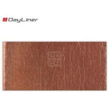 DAYLINER Zsebnaptár, fekvő elrendezésű, DAYLINER, "Mirror", bronz