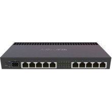MIKROTIK Router SFP+ , Gigabit 10 portos, beltéri RB4011IGS+RM