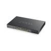 ZYXEL Switch 24x Gigabit + 4x Gigabit Combo (RJ45/SFP) hybird mode, standalone vagy NebulaFlexSmart Menedzselhető (375W) GS192024HPV2-EU0101F