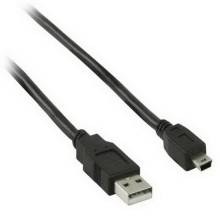 Valueline USB 2.0 USB A dugasz – USB mini 5 érintkezős dugasz kábel, 5,00 m Valueline USB 2.0 USB A dugasz – USB mini 5 érintkezős dugasz kábel, 5,00 m