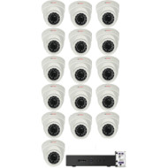 16 dome kamerás AHD CP PLUS rendszer