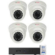 4 dome kamerás AHD CP PLUS rendszer