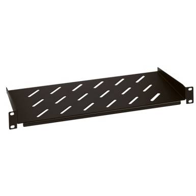 Legrand tálca, fix, 1U-19", 2 ponton rögzített csavarral, 400mm, max: 50 kg, fekete Legrand tálca, fix, 1U-19", 2 ponton rögzített csavarral, 400mm, max: 50 kg, fekete