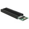 Delock M.2 NVMe PCIe SSD-hez kapcsolódó külső memória ház USB Type-C™ anya 42600