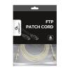 Gembird FTP kat.6 RJ45 patch kábel, 2m, fehér PP6-2M/W