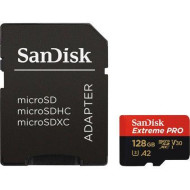 Sandisk 128GB microSDXC Extreme Pro UHS-I A2 C10 V30 183521
