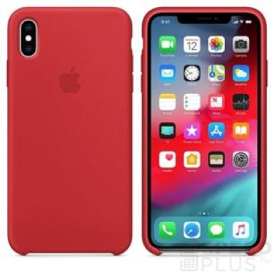 Apple Apple iPhone XS Max gyári szilikon hátlap tok, piros (PRODUCT)RED, MRWH2ZM/A