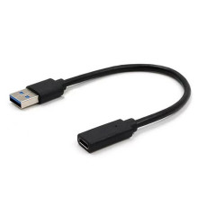 Gembird USB C anya - USB-A 3.1 apa kábel, 0.1m (A-USB3-AMCF-01)