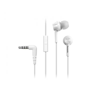 Panasonic RP-TCM115E-W fehér mikrofonos fülhallgató headset RP-TCM115E-W Panasonic RP-TCM115E-W fehér mikrofonos fülhallgató headset RP-TCM115E-W