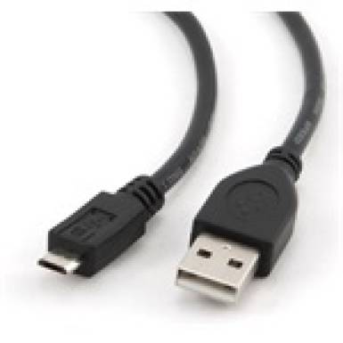 Gembird USB 2.0 A - USB 2.0 micro B M/M adatkábel 1.8m fekete CCP-MUSB2-AMBM-6-B Gembird USB 2.0 A - USB 2.0 micro B M/M adatkábel 1.8m fekete CCP-MUSB2-AMBM-6-B