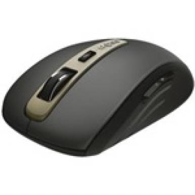 Rapoo "MT350" vezet&eacute;k n&eacute;lk&uuml;li l&eacute;zeres eg&eacute;r, Bluetooth (3.0+4.0) + 2,4GHZ, fekete 180905