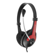 Esperanza Rooster EH158R fekete-piros headset
