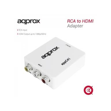 APPROX &Aacute;talak&iacute;t&oacute; - RCA to HDMI adapter (1080p / 60Hz, 720p / 60Hz)