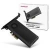 AXAGON PCEM2-DC PCIe NVMe+NGFF M.2 adapter PCEM2-DC